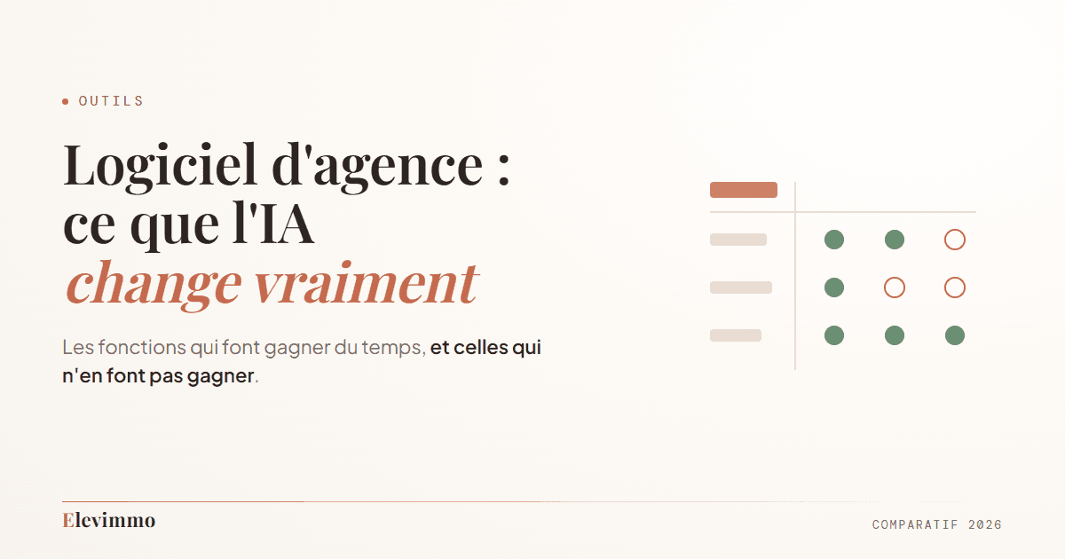 Grille de comparaison : trois solutions en lignes et trois critères en colonnes, les pastilles pleines signalant les fonctions réellement couvertes